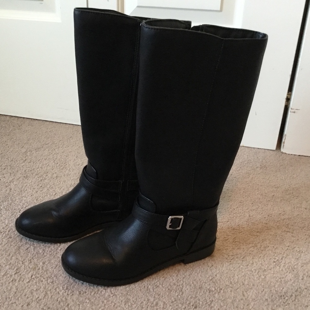 Girl’s Faux Leather Tall Riding Boots Size 3